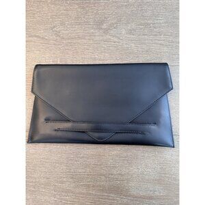 Vittoria Napoli Italian Leather Envelope Clutch Purse Made In Italy MINT